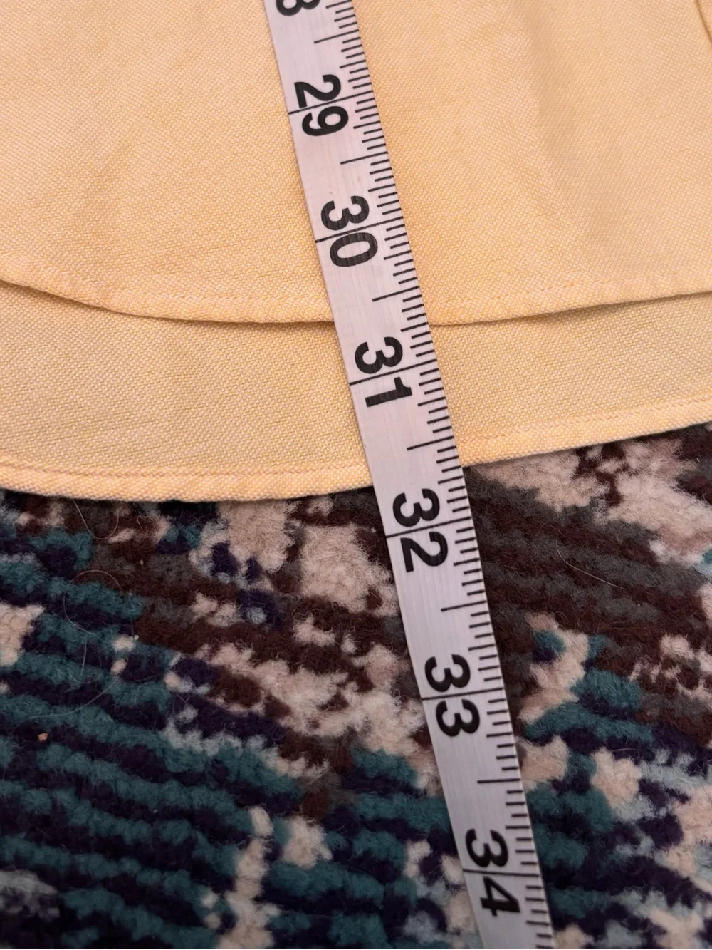 Vintage 90s Ralph Lauren Big Shirt Men’s Medium Yellow Oxford Pony Oversized